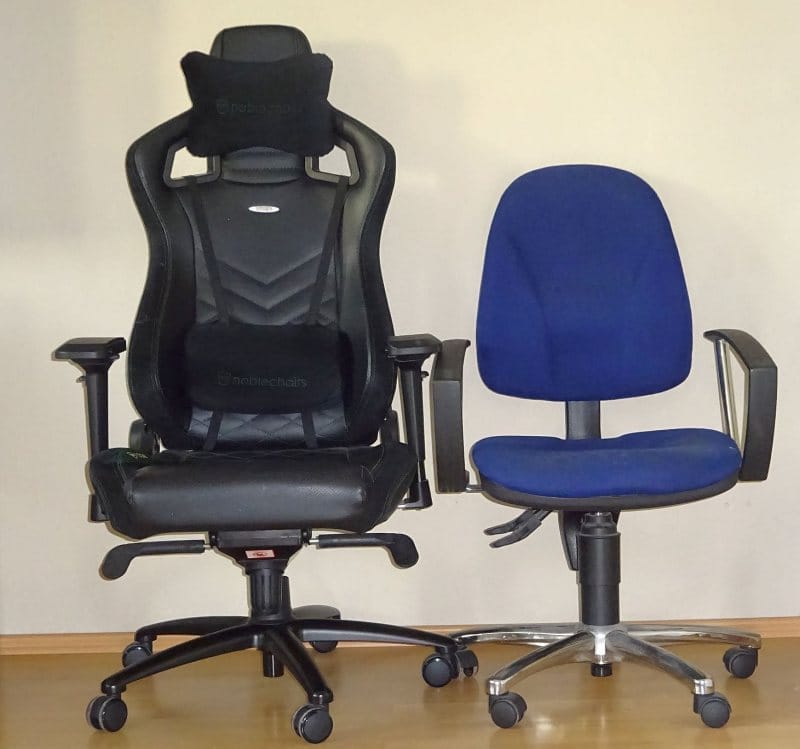 gaming chair vs office chair