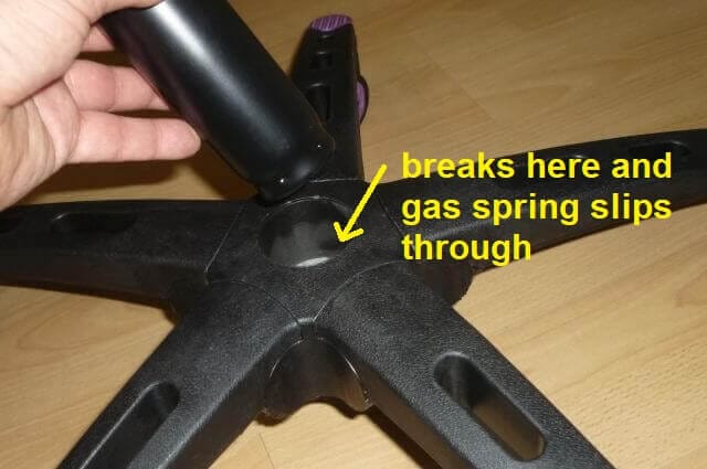 gas lift socket broken